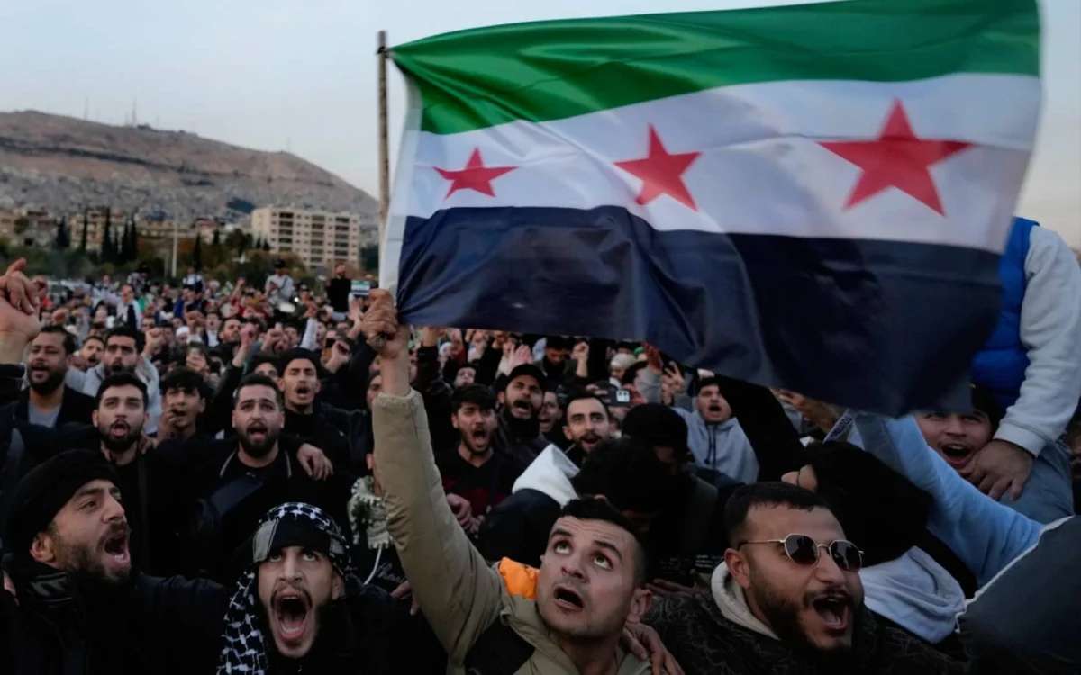 Pro-revolutionary protest in Syria