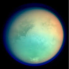 Saturn's Largest Moon - TITAN
In ultraviolet color