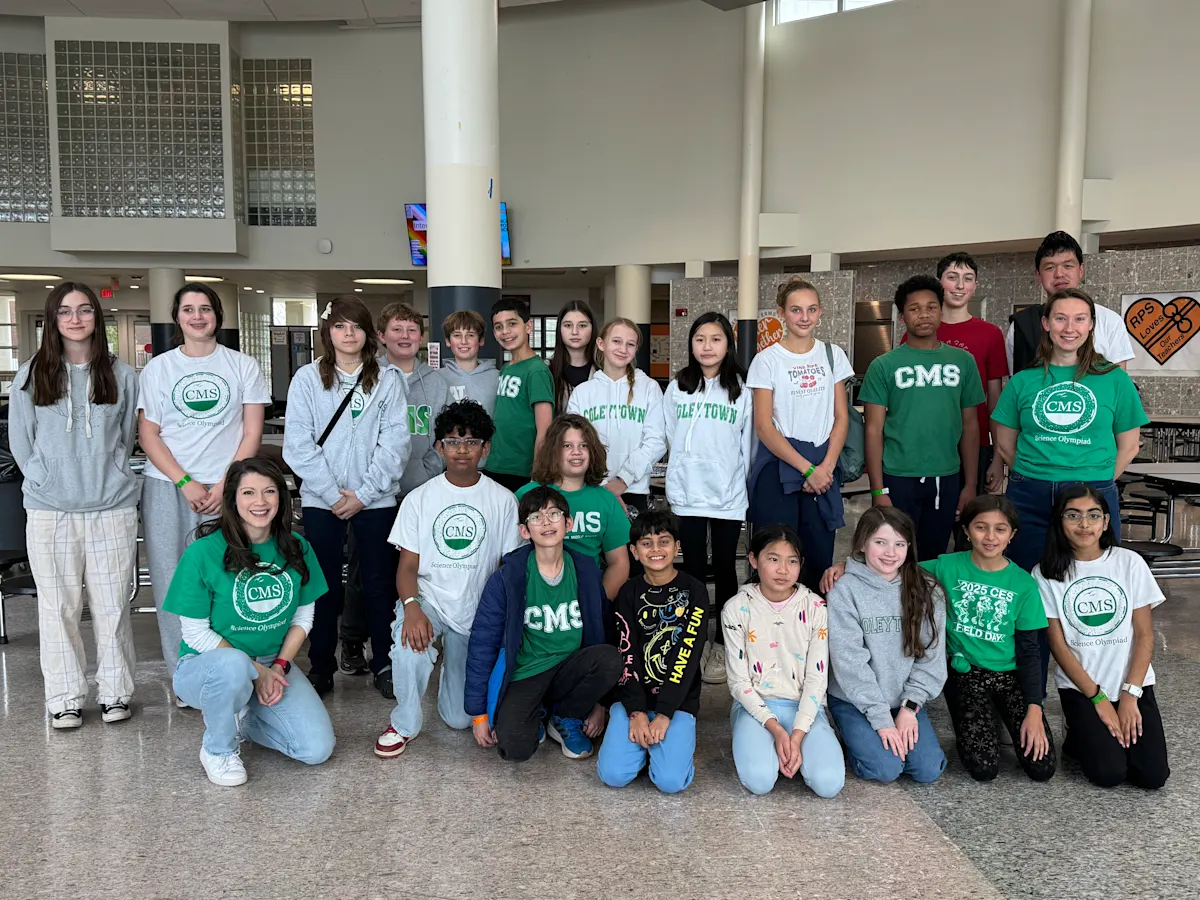 The CMS Science Olympiad team competes at their first invitational for the 2025-2026 season at Ridgefield High School.